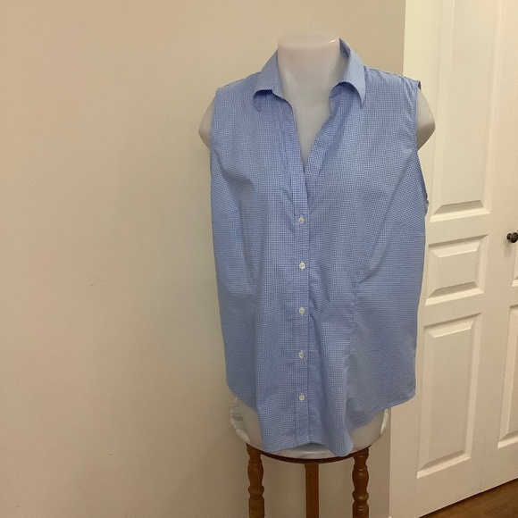 Ralph Lauren Cotton Sleeveless Shirt XL 40ish bust - Picture 1 of 9